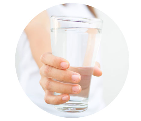 Glas water