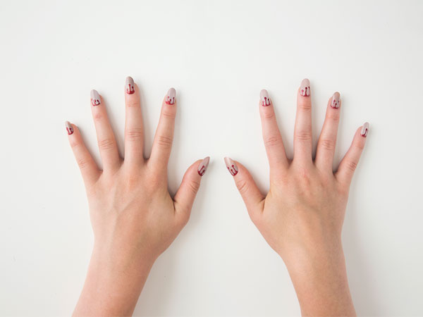 Halloween nagels nails dripnails