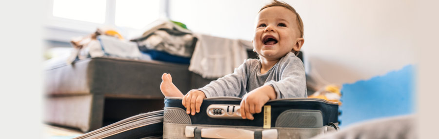 header inpakken jonge kinderen