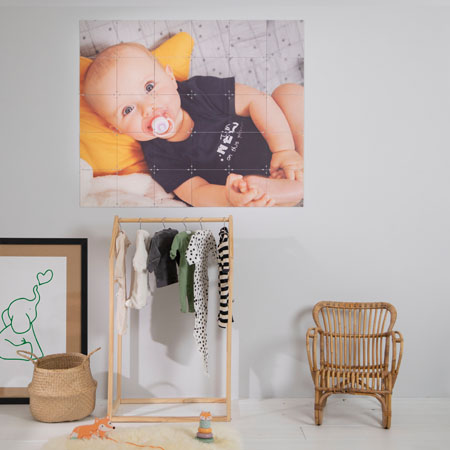 Sfeerbeeld - Tip voor de babykamer! Kruidvat fototegels