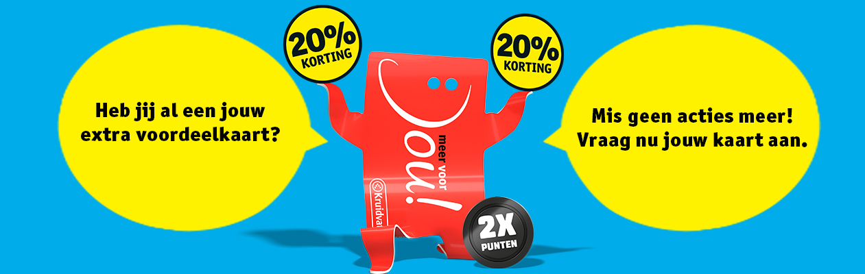 Header_5 voordelen die je mist als je geen jouw extra voordeelkaart hebt