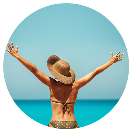 Sfeerbeeld- Je huid veroudert sneller door de zon, waar of niet waar