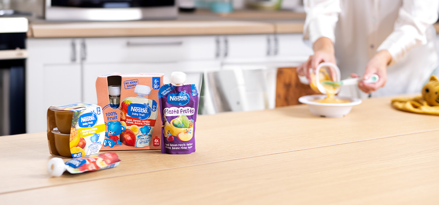 Is je baby 6 maanden? Probeer Nestlé babyfruit!