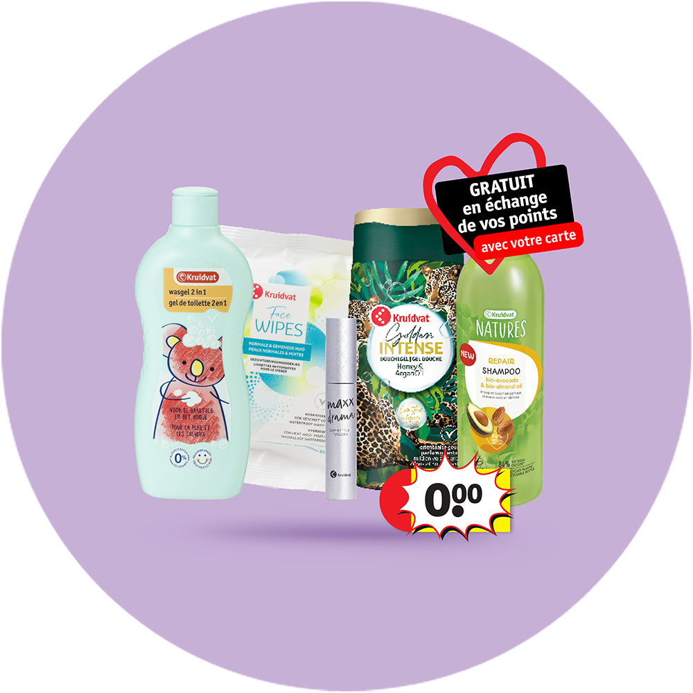 We lóóóve GRATIS! Ontdek alle voordelen van de Kruidvat kaart 