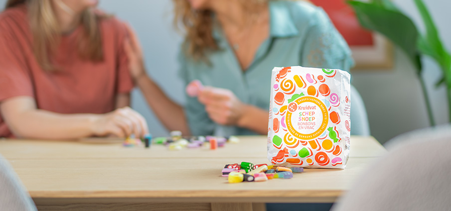 Nouveau ! Le sachet à bonbons en papier, un choix plus durable