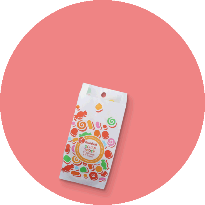 Nouveau ! Le sachet à bonbons en papier, un choix plus durable