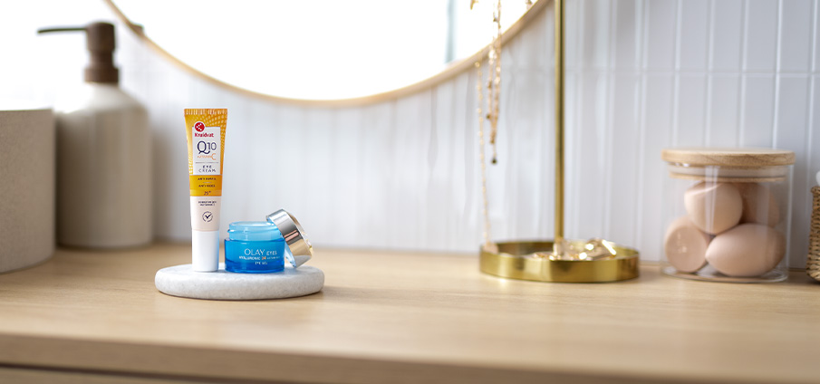 Oogcrèmes bij wallen, donkere kringen en meer 