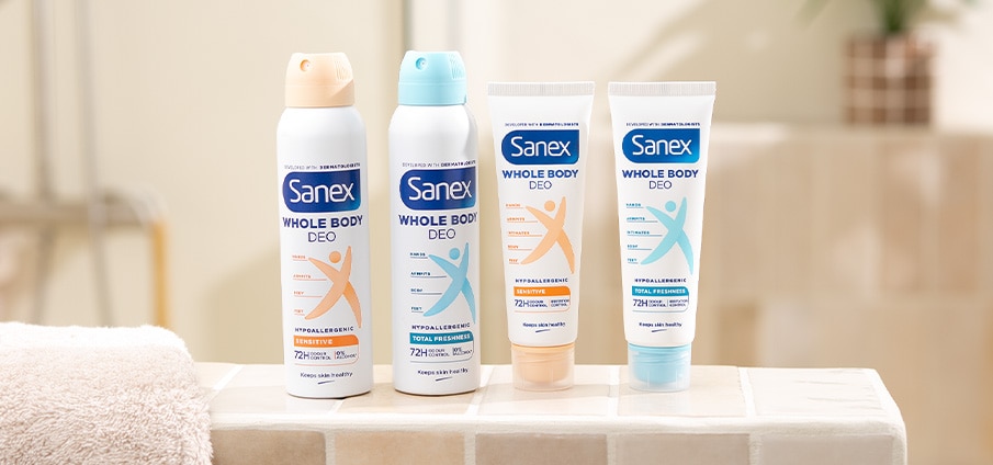 Nouveau ! Déodorants Whole Body Sanex : à découvrir dès maintenant
