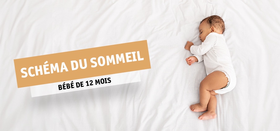 Schéma du sommeil : bébé de 12 mois/1 an Schéma du sommeil : bébé de 12 mois/1 an