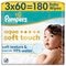 Pampers Lingettes Bébé Aqua Soft Touch