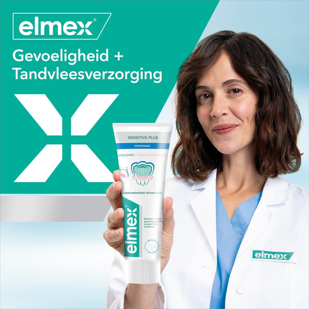Elmex Sensitive Plus Gum + Gentle White Tandpasta