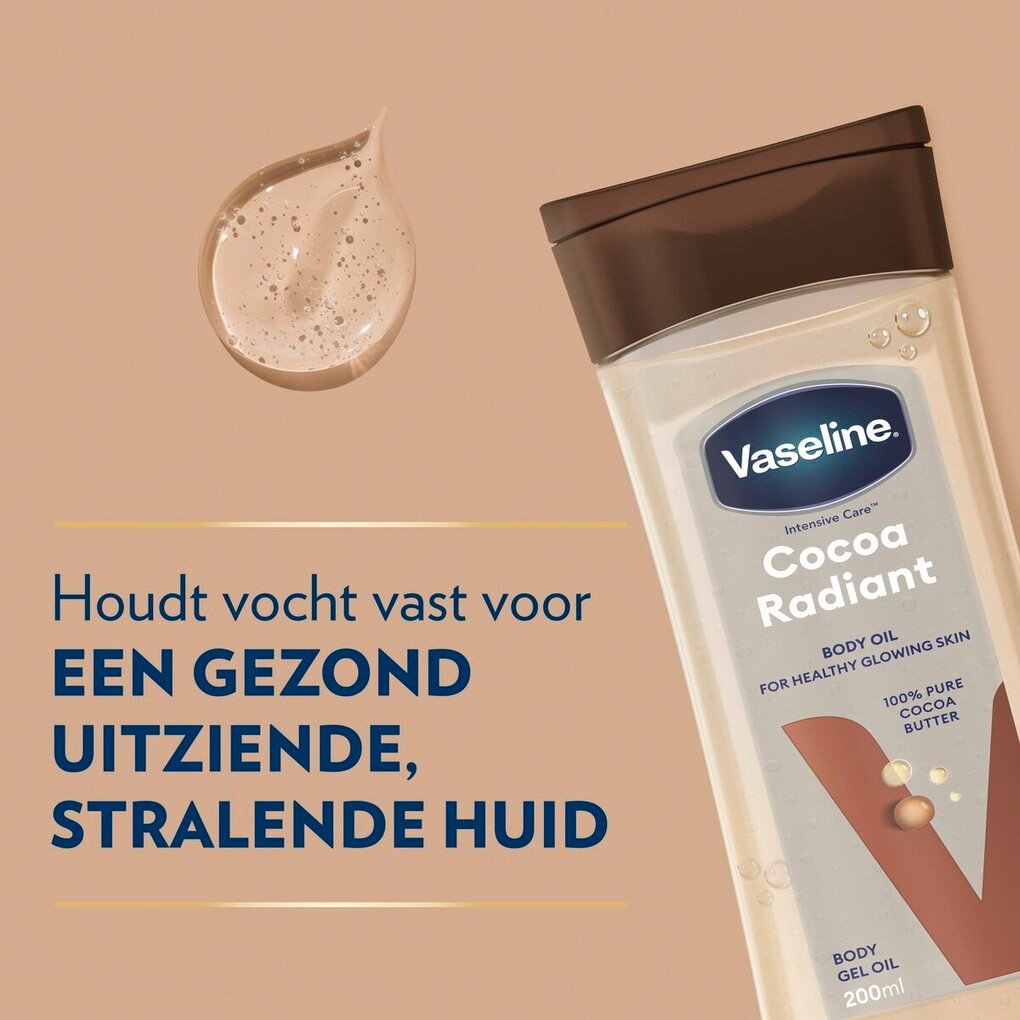 Vaseline Intensive Care Cocoa Radiant Body Gel Oil