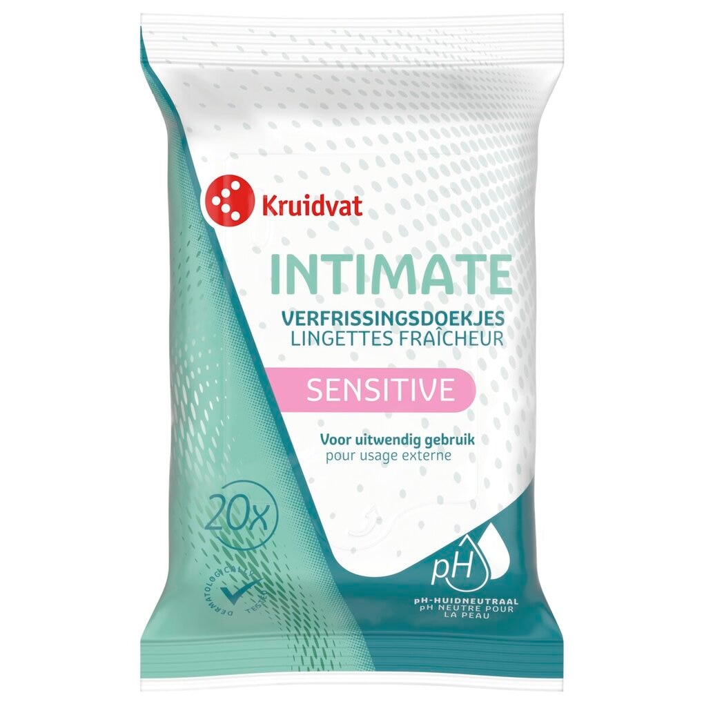 Kruidvat Intimate Sensitive Verfrissingsdoekjes
