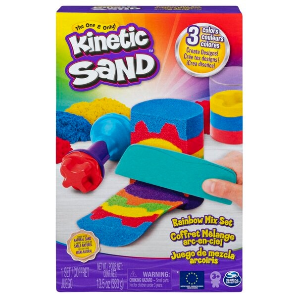 Spinmaster Kinetic Sand Rainbow Mix Set