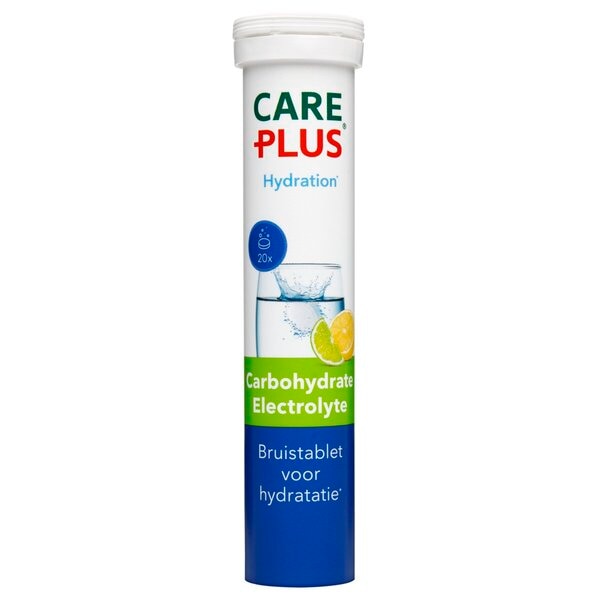Care Plus Hydration Carbohydrate Electrolyte Bruistabletten Voor Hydratatie
