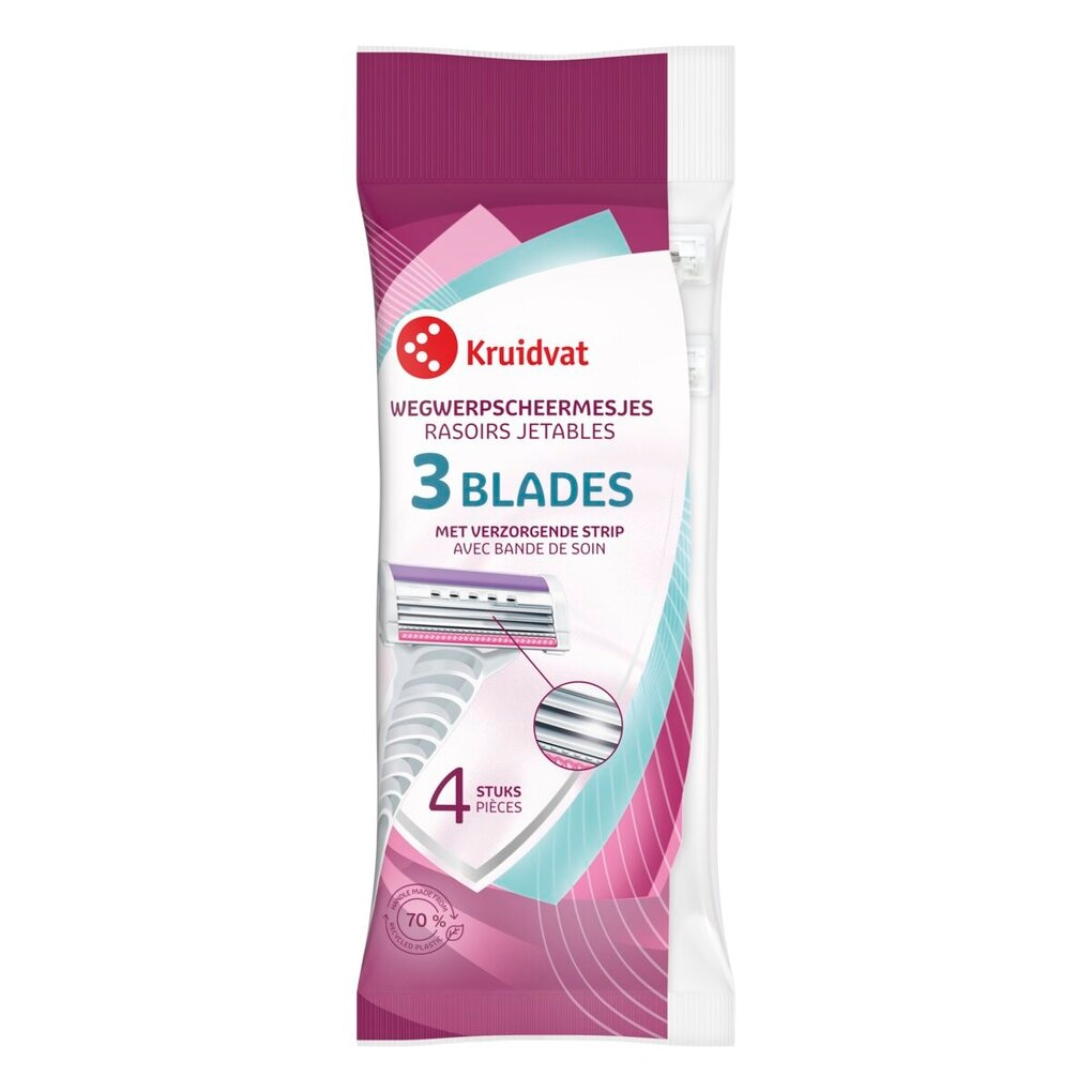 Kruidvat Triple Blades Wegwerpscheermesjes