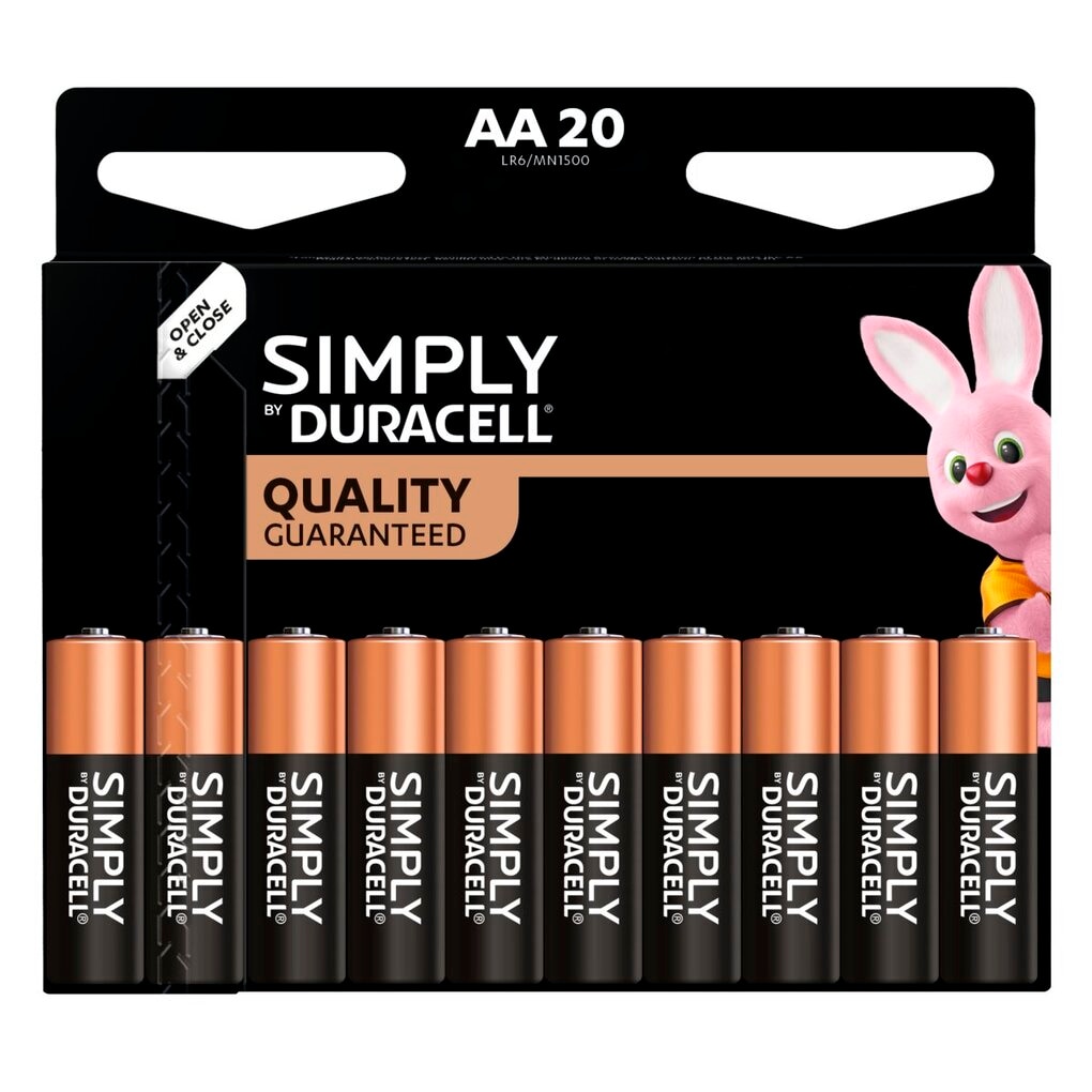 Duracell Simply AA-Batterijen
