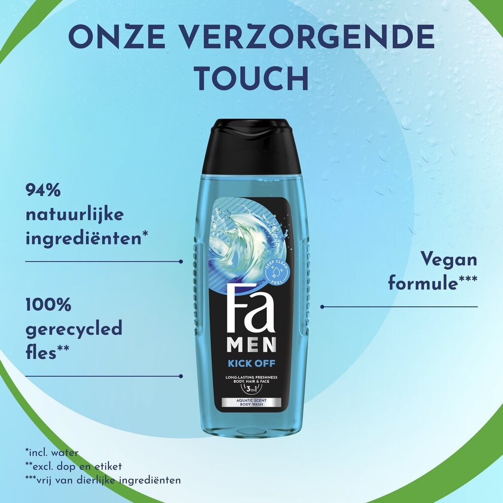 Fa Men Gel Douche et Shampoing Kick Off