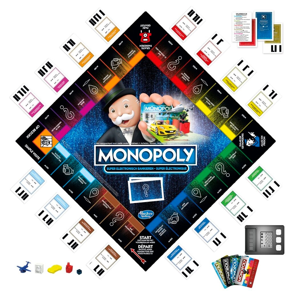 Hasbro Super Elektronisch Bankieren Monopoly