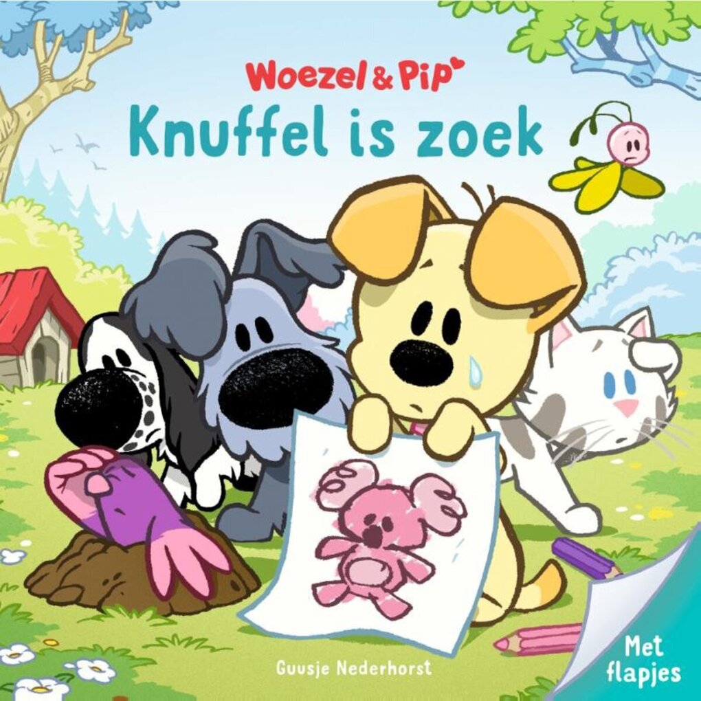 Livre pour Enfants Woezel & Pip Knuffel is Zoek - Guusje Nederhorst