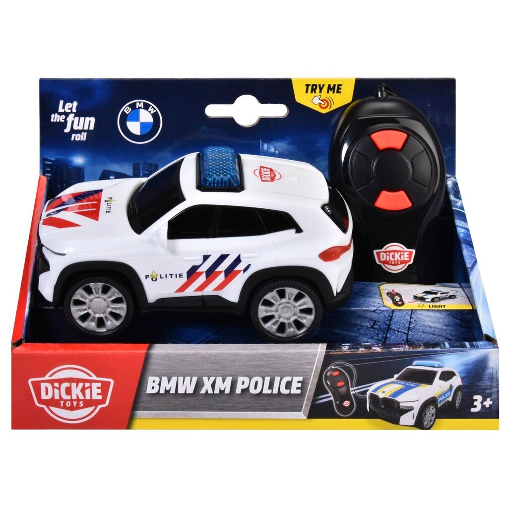 Dickie Toys BMW XM Police Radiografisch Bestuurbare Politieauto Dickie Toys BMW XM Police Radiografisch Bestuurbare Politieauto