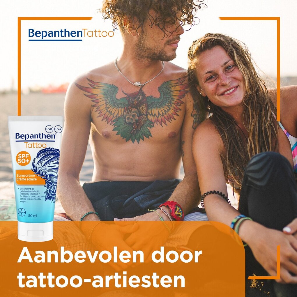 Bepanthen Tattoo SPF50+ Zonnecrème
