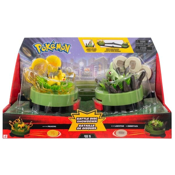 Pokémon Battle Disc Showdown Pikachu & Larvitar