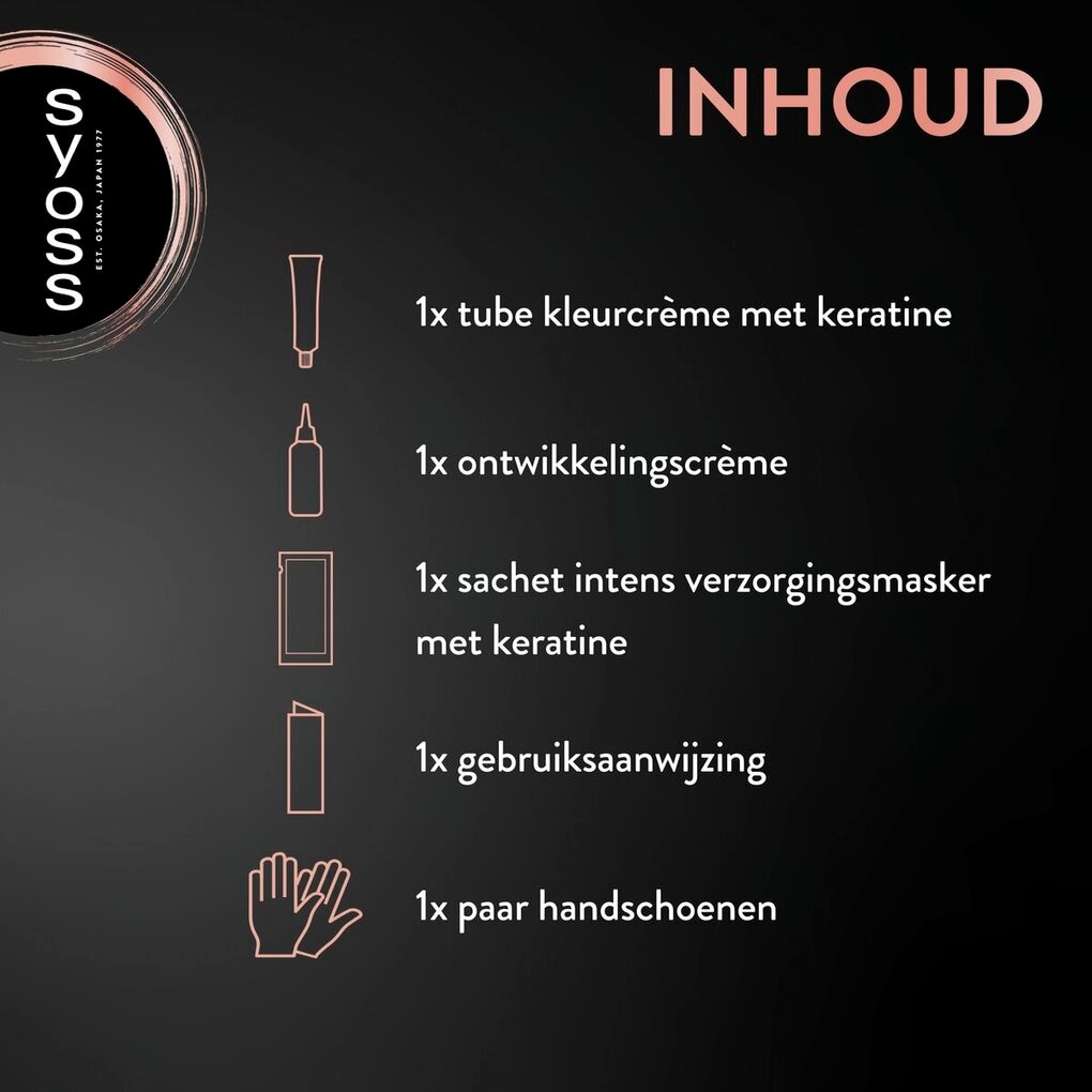 Syoss 4-1 Middenbruin Permanente Haarkleuring