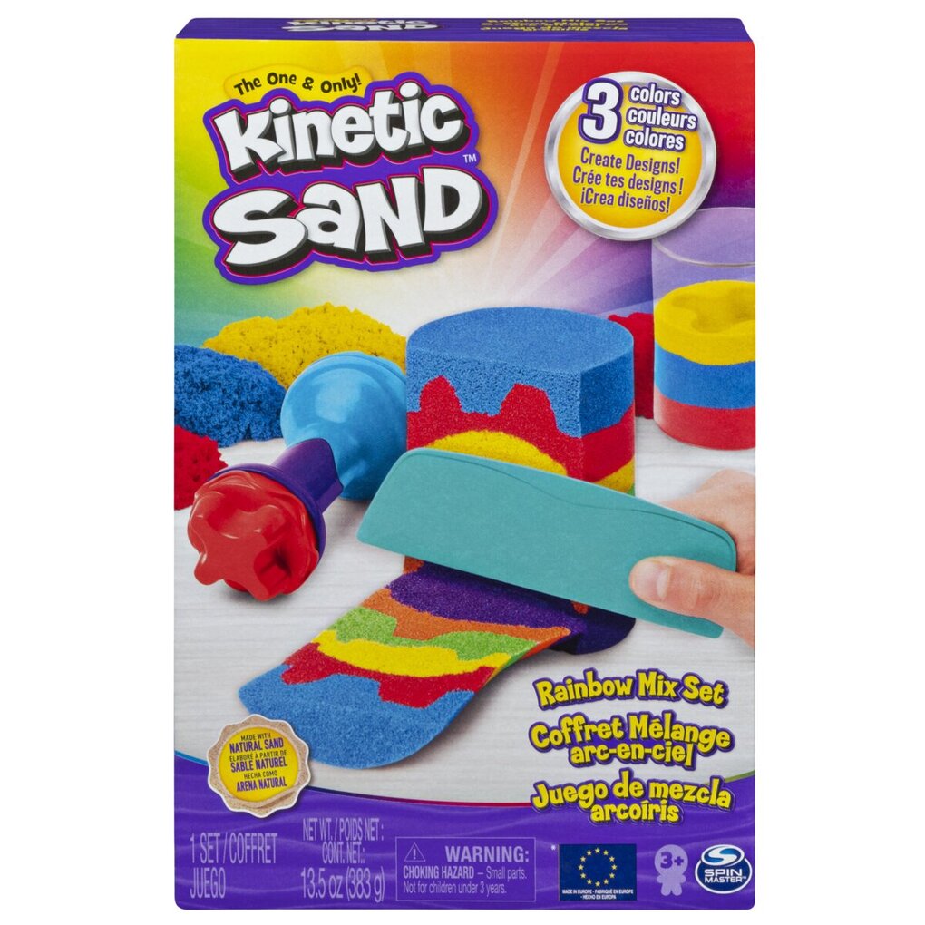 Spinmaster Kinetic Sand Rainbow Mix Set Spinmaster Kinetic Sand Rainbow Mix Set