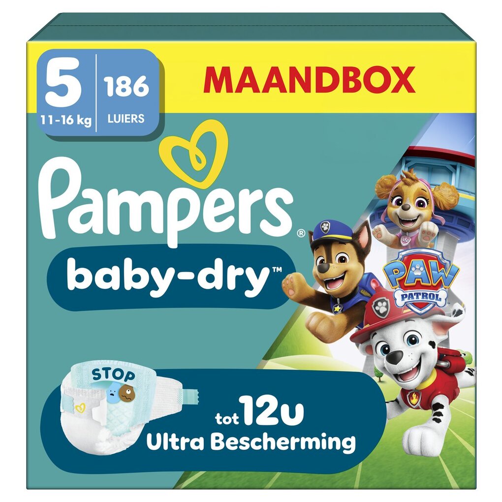 Pampers Couches Baby-Dry La Pat' Patrouille Taille 5