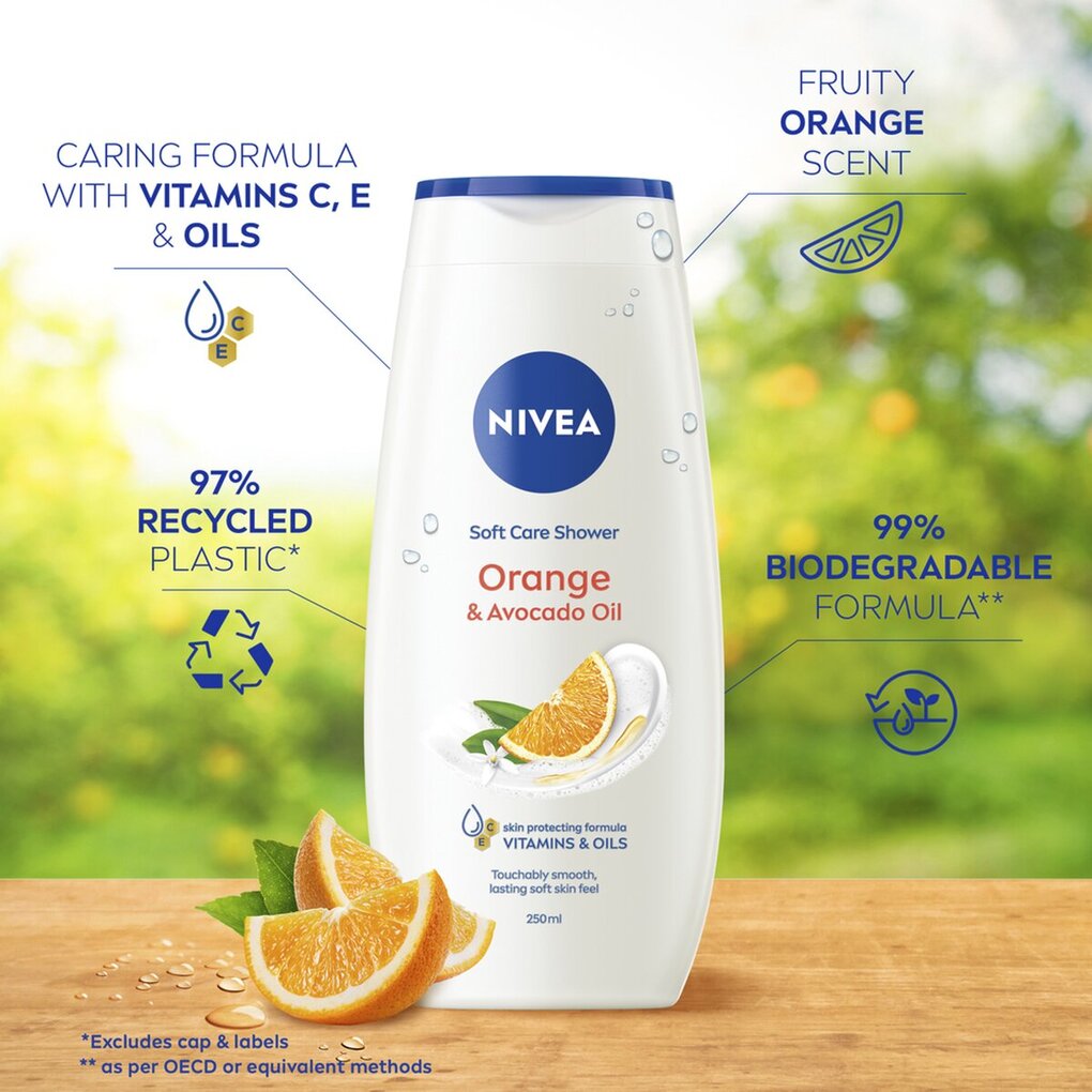 NIVEA Orange & Avocado Oil Douchegel