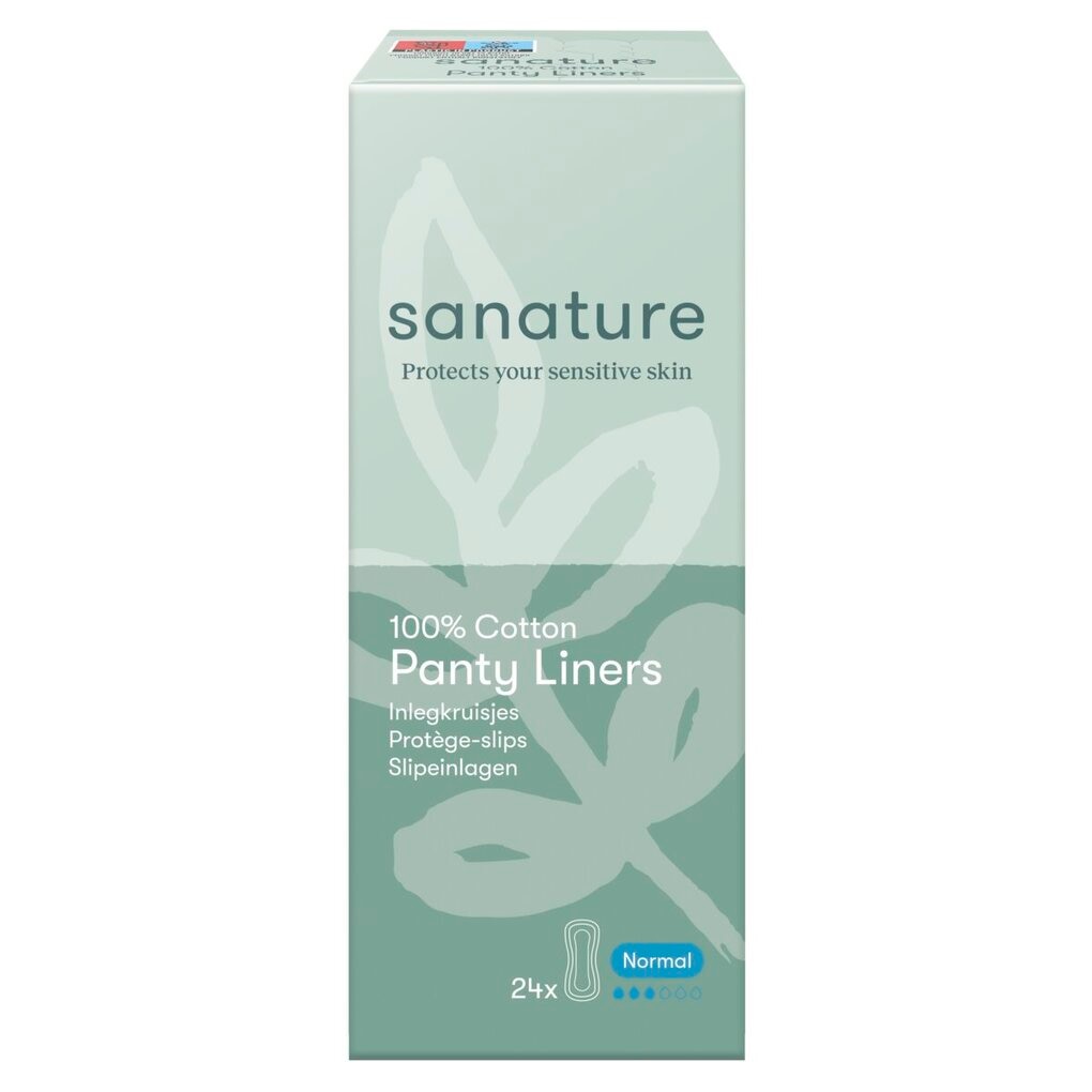 Sanature Protège-Slips 100 % Coton Normal Sanature Protège-Slips 100 % Coton Normal