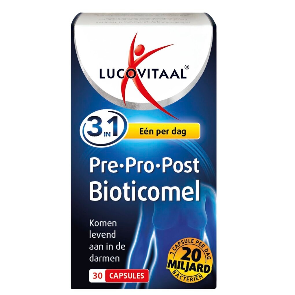 Lucovitaal Comprimés à Mâcher Pre-Pro-Post Bioticomel