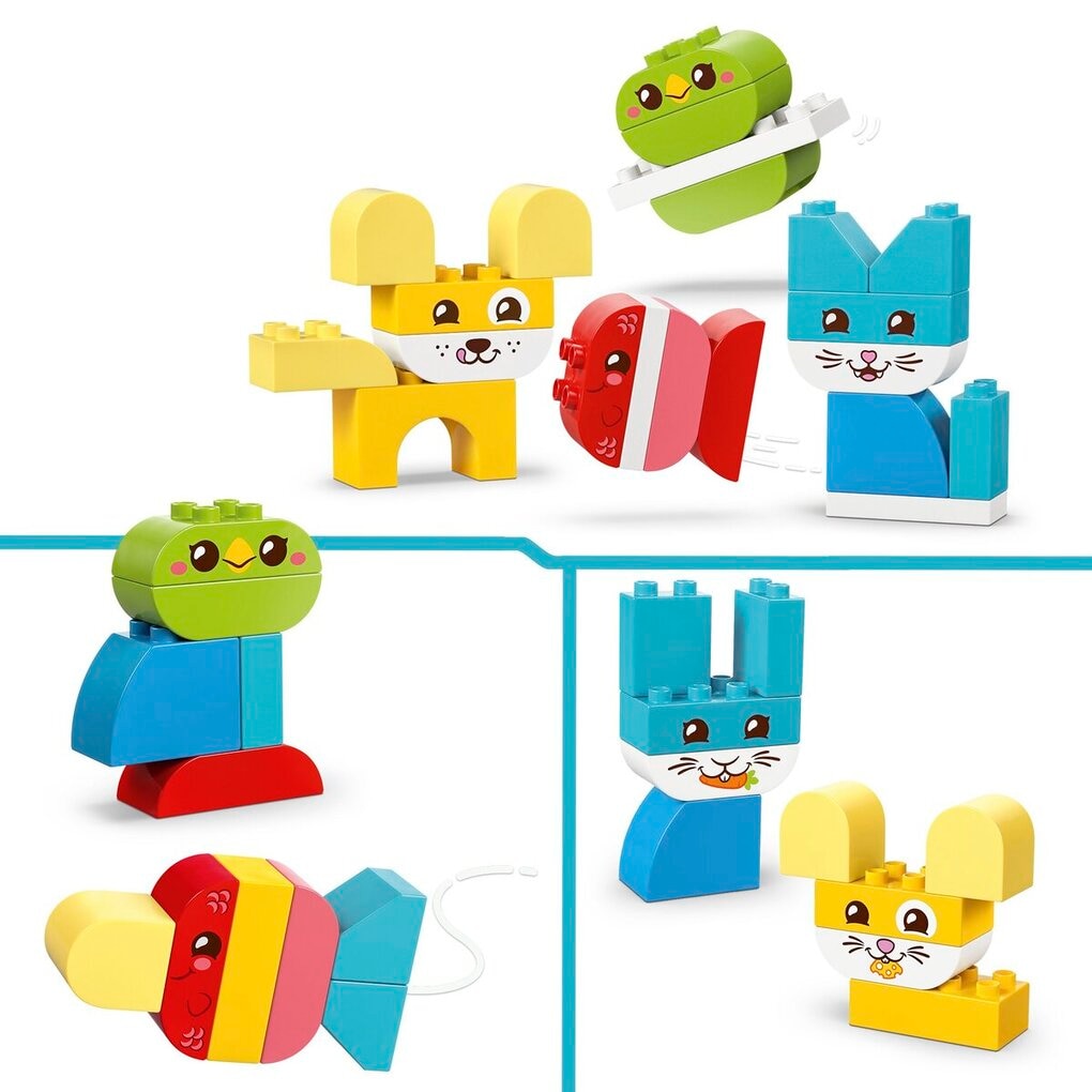 LEGO DUPLO Les Jolis Animaux Créatifs 3-en-1 10477