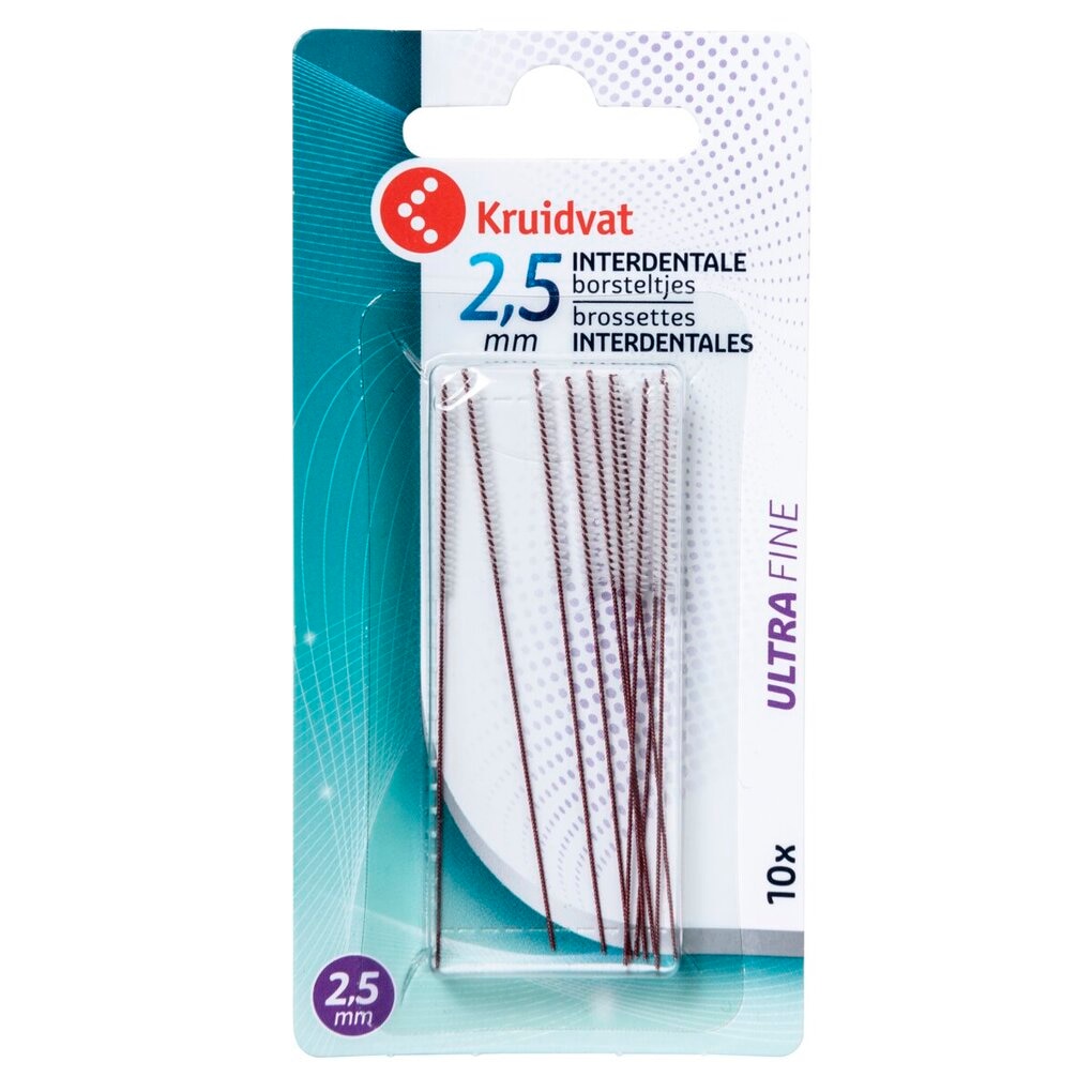 Kruidvat Ultra Fijn 2,5mm Interdentale Borsteltjes
