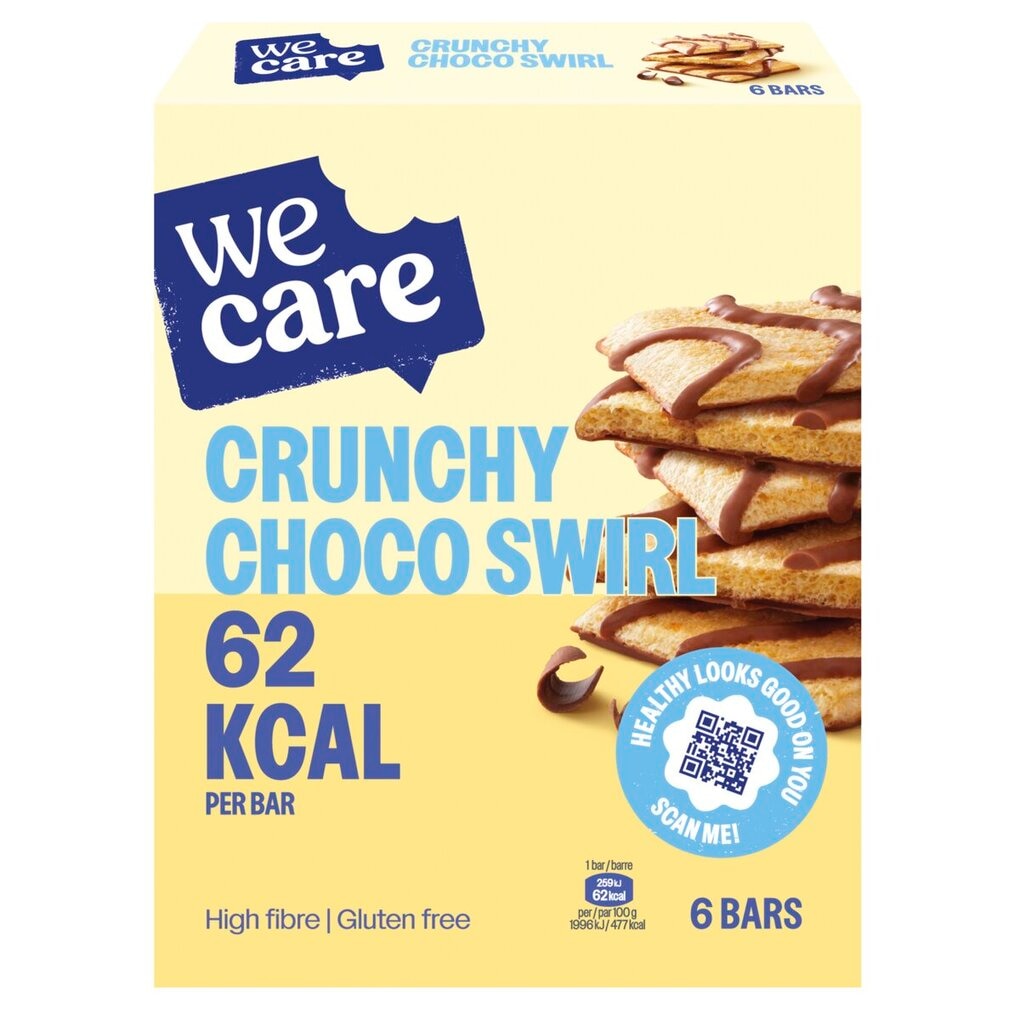 WeCare Crunchy Choco Swirl Bars
