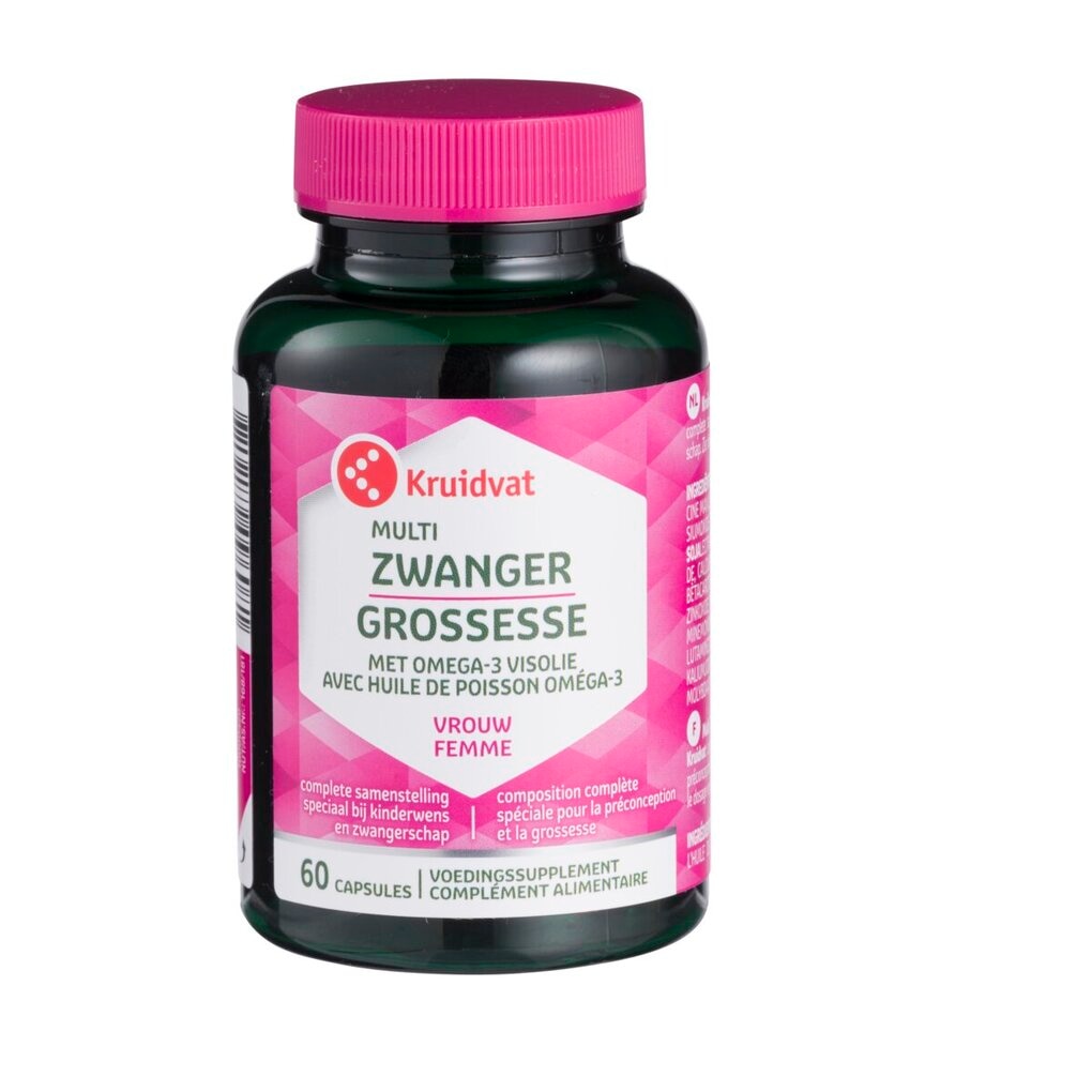 Kruidvat Multi Zwanger met Omega-3 Visolie Capsules