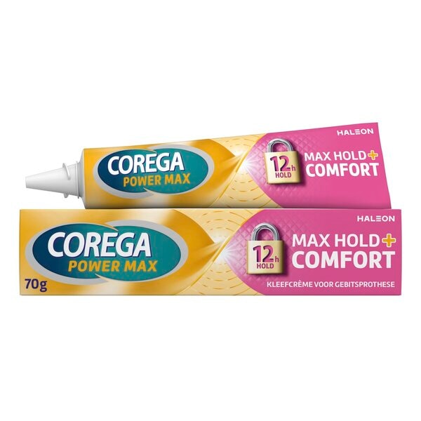 Corega Pâte Adhésive Power Max Hold + Comfort