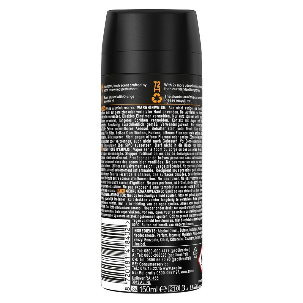 Axe Fine Fragrance Black Vanilla Deodorant Bodyspray