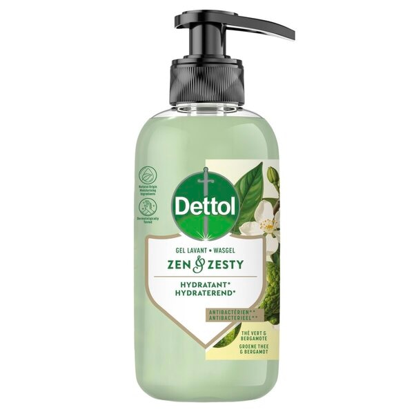 Dettol Gel Lavant Zen & Zesty Thé Vert & Bergamote