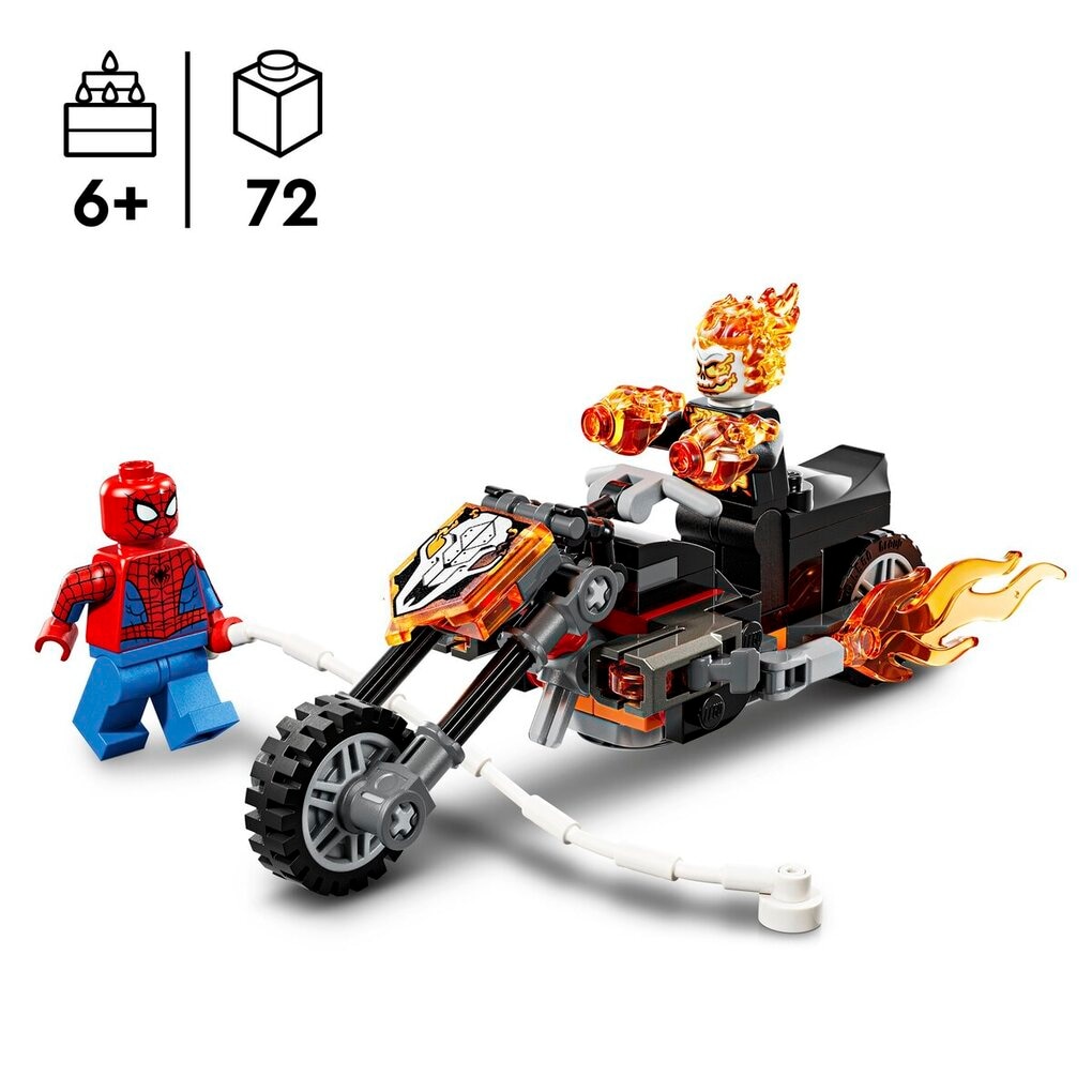 LEGO Marvel Spider-Man et sa Moto contre Ghost Rider 76335