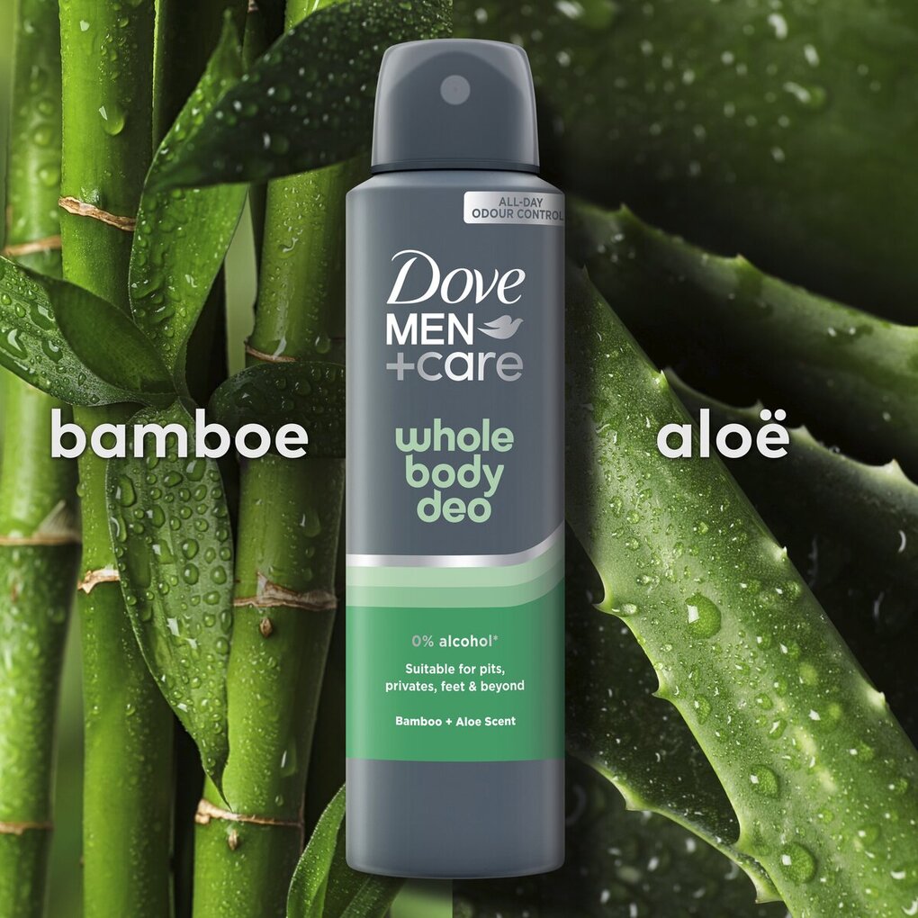Dove Men + Care Déodorant en Spray Whole Body Bamboo & Aloe