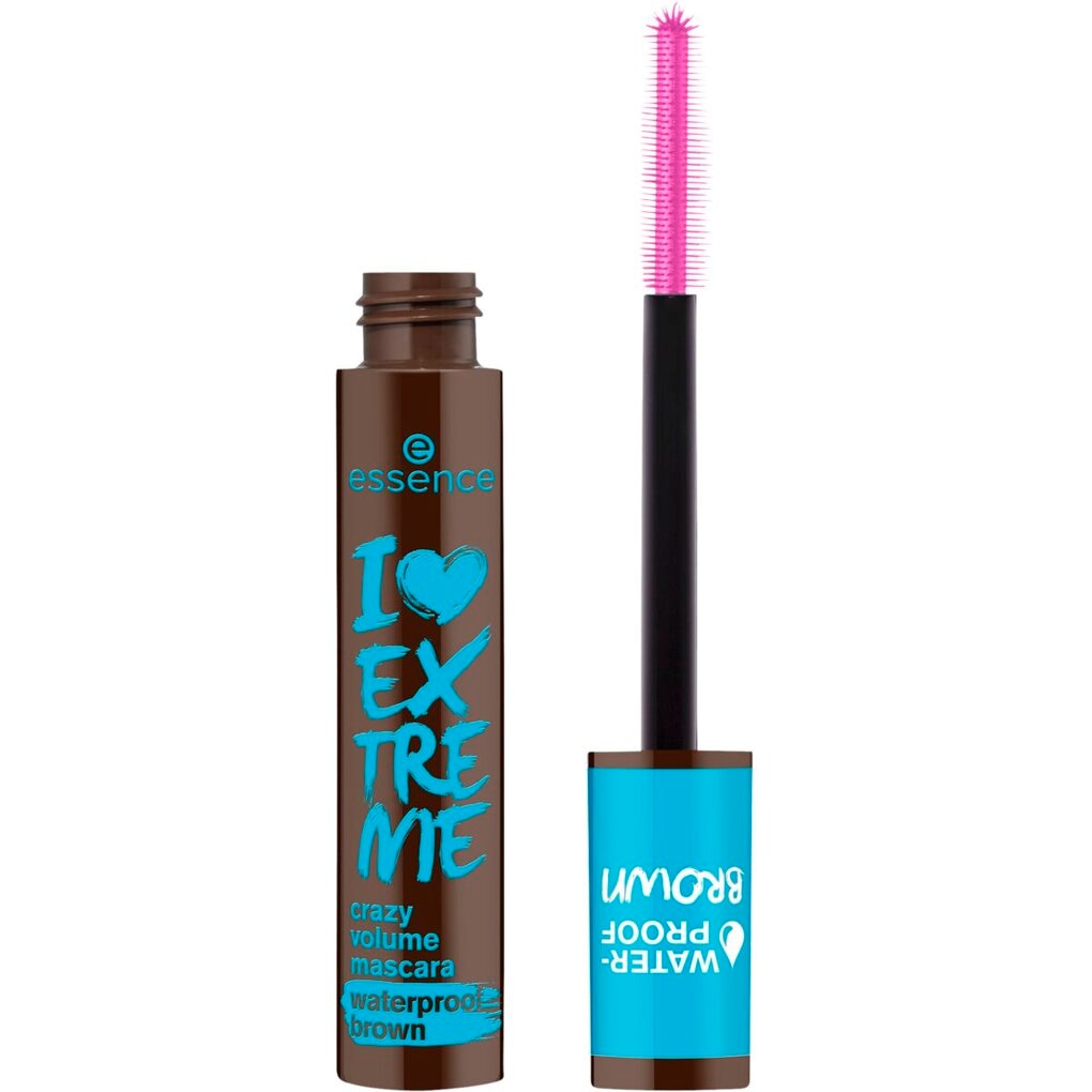 Essence I Love Extreme 01 Cozy Brown Waterproof Mascara