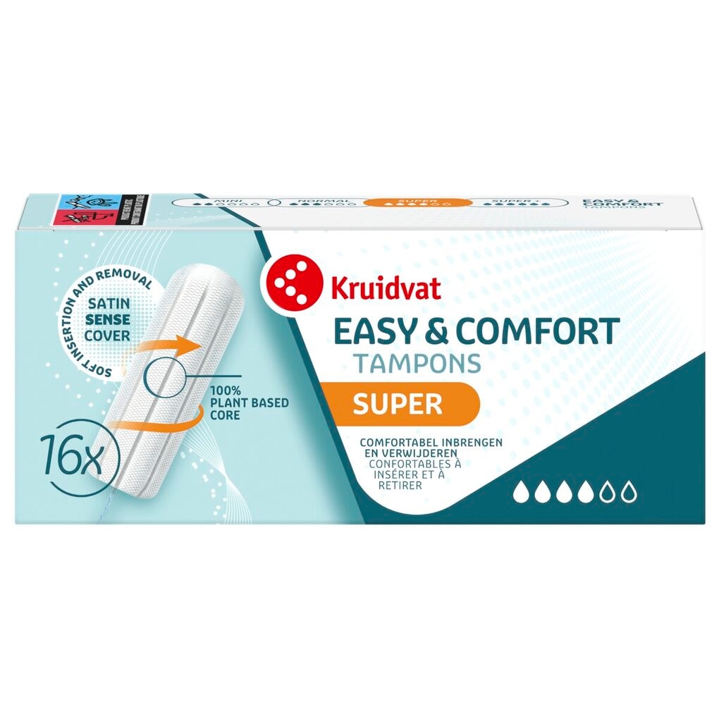 Kruidvat Easy & Comfort Super Tampons