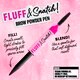NYX Professional Makeup Crayon à Sourcils Poudré Fluff & Snatch Black