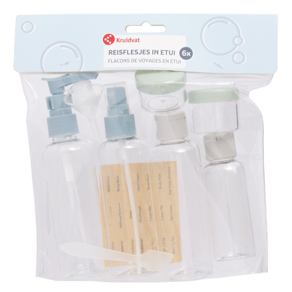 Kruidvat Reisflesjes in Etui