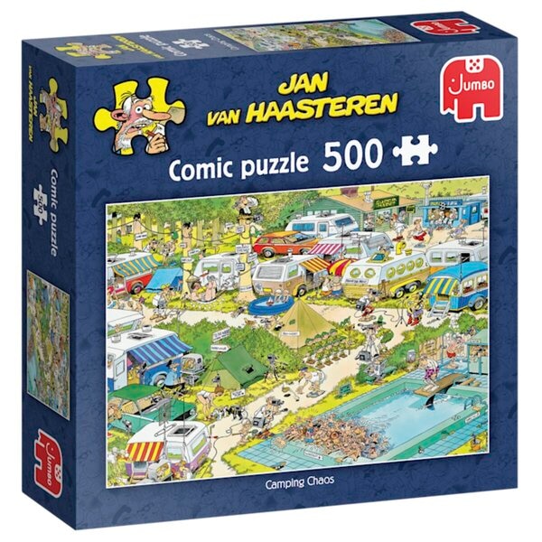 Jumbo Jan van Haasteren Camping Chaos Puzzel 500 stukjes