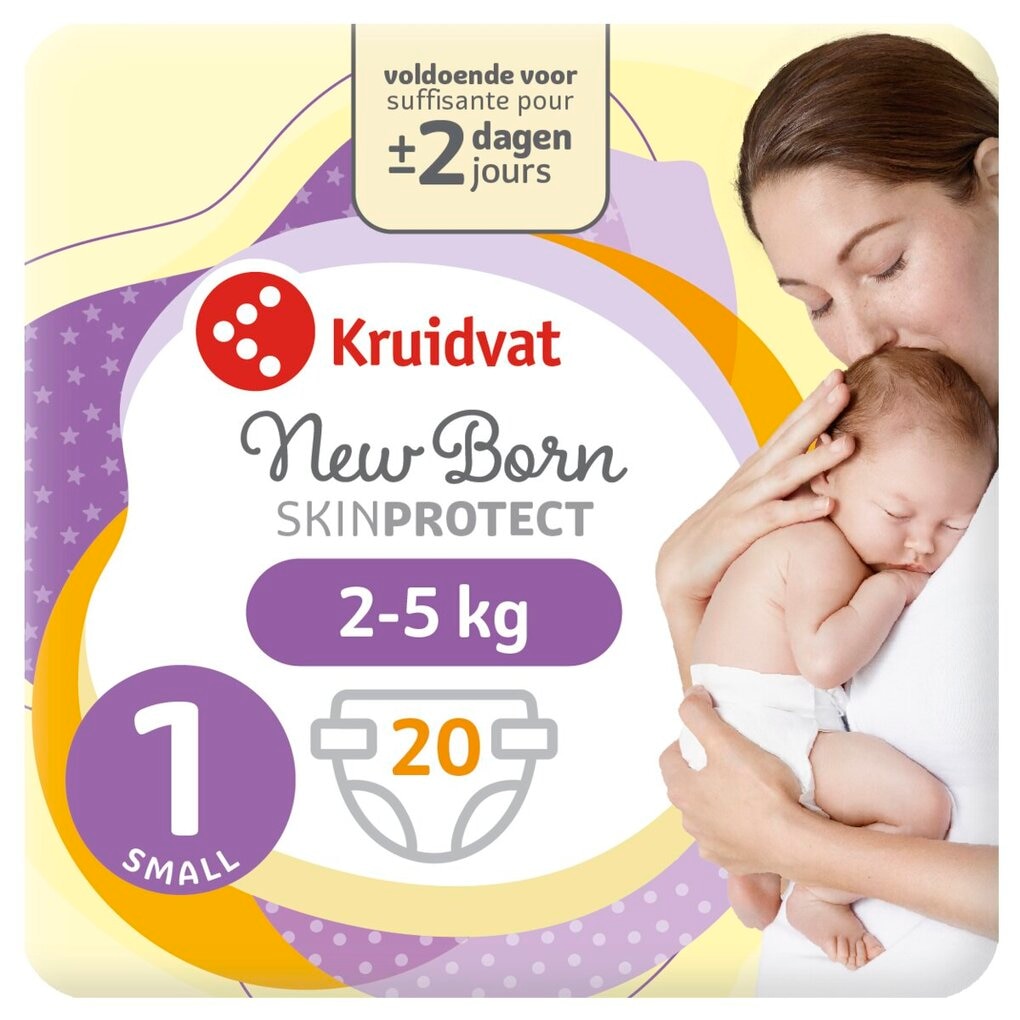 Kruidvat Smallpack de Couches NewBorn Small Taille 1