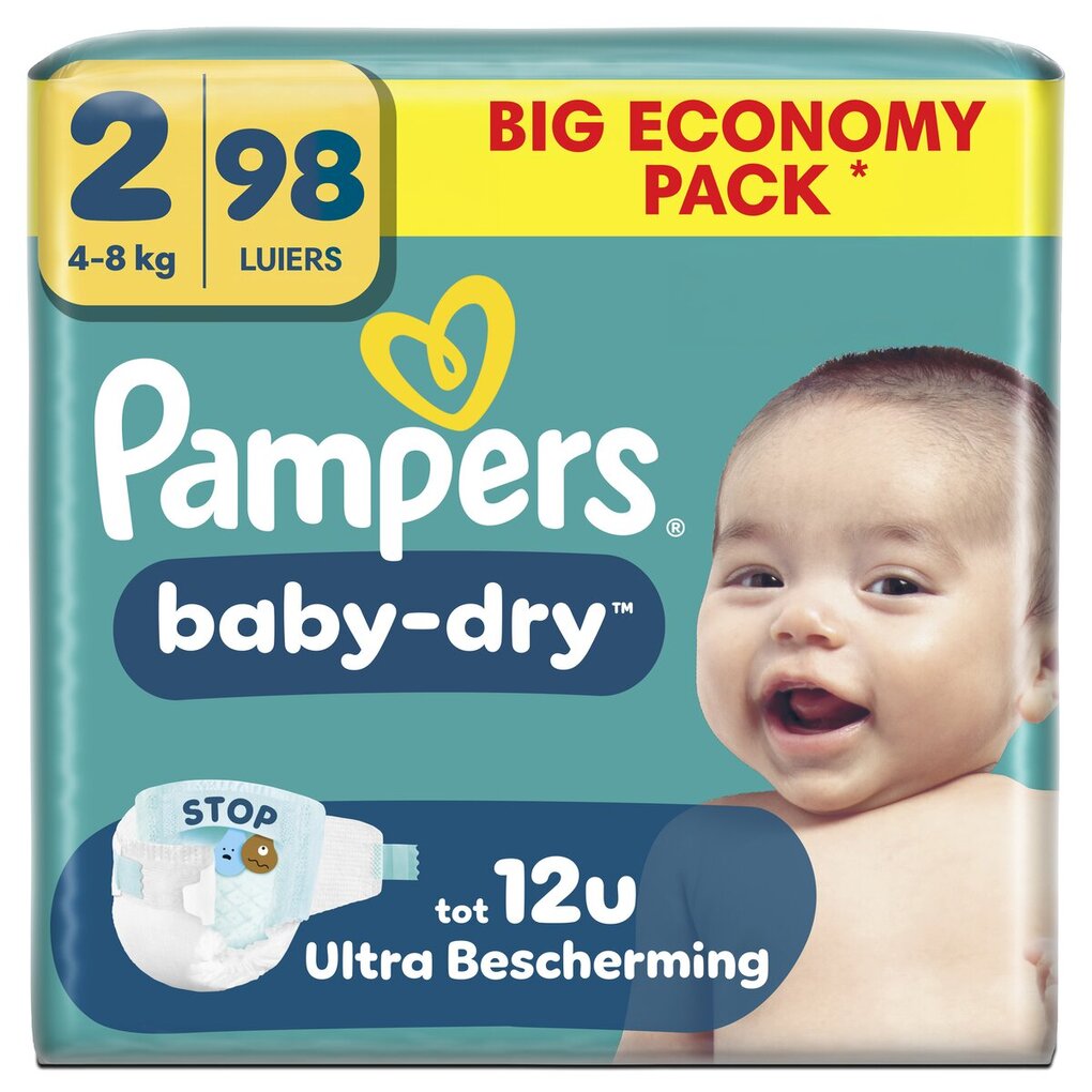 Pampers Baby-Dry Maat 2 Luiers
