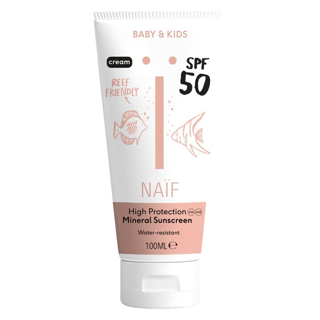 Naïf Baby & Kids SPF50 Mineral Sunscreen Zonnebrandcrème